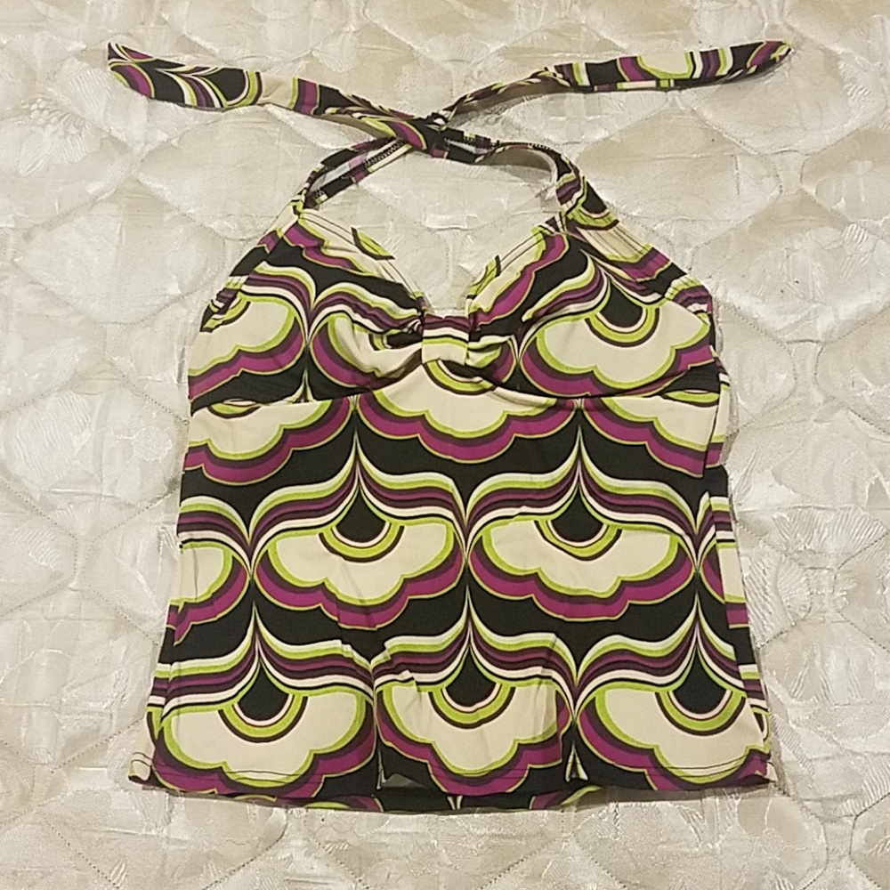 [Apt. 9] Purple/Green Swimming Top
